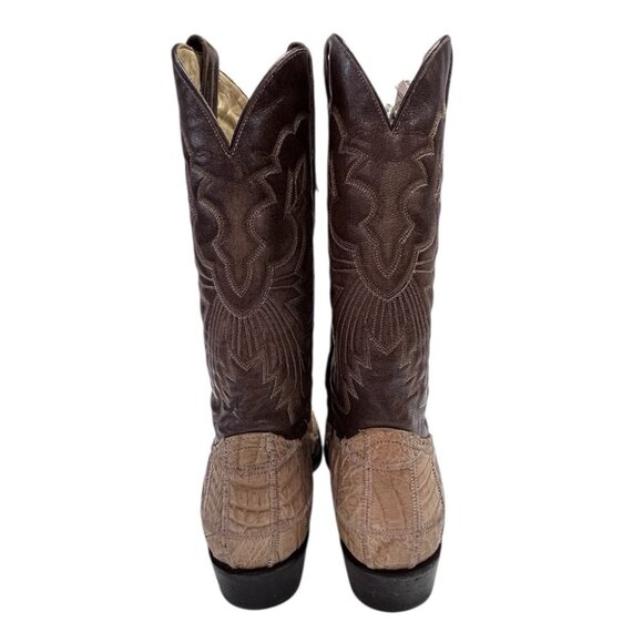 Corral Boots Exotic Alligator Inlay Cowboy Western Boots  SIZE 11 D main image 4